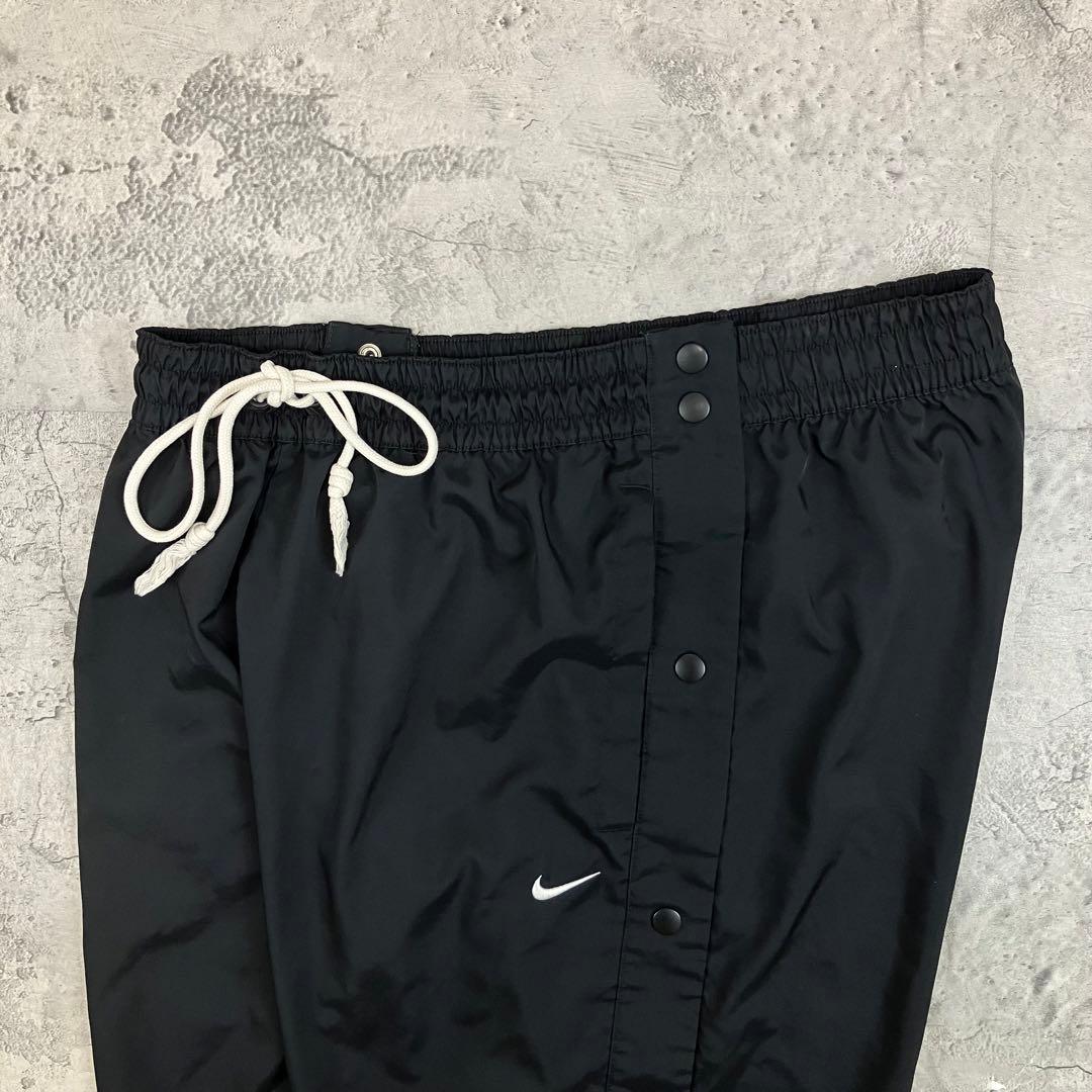 NIKE ナイキ ティアアウェイ パンツ 古着 刺繍 スウッシュ 黒 2XL