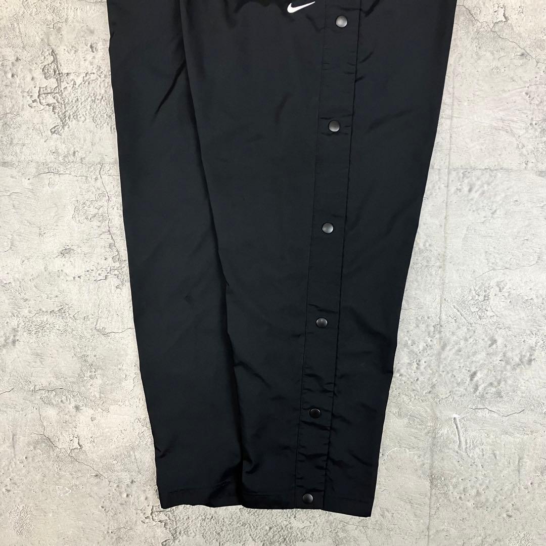 NIKE ナイキ ティアアウェイ パンツ 古着 刺繍 スウッシュ 黒 2XL