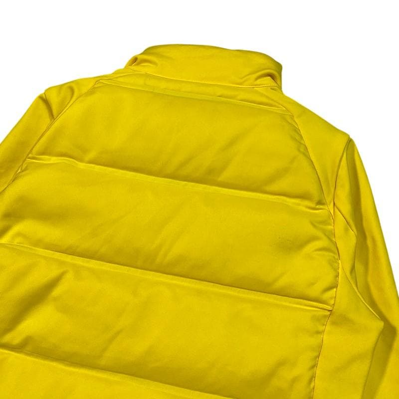DESCENTE デサント ゴルフ フルジップ ダウン ジャケット S イエロー