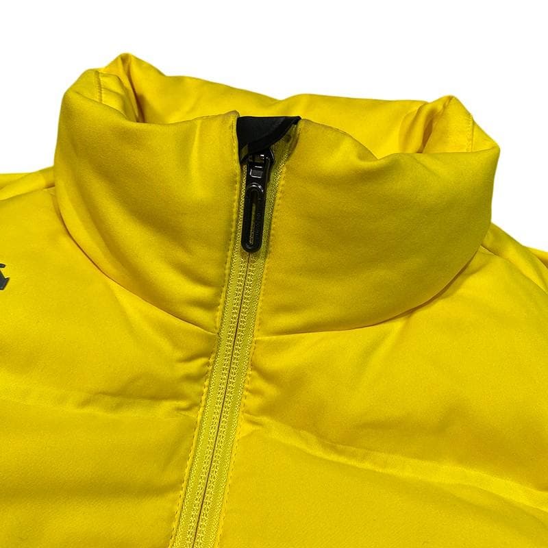 DESCENTE デサント ゴルフ フルジップ ダウン ジャケット S イエロー