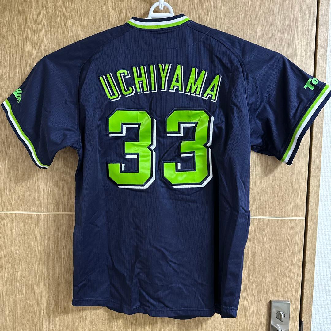 東京ヤクルトスワローズ #33 内山壮真 ビジターユニホーム M