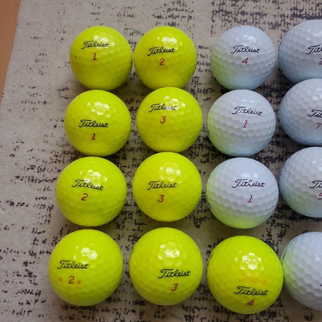 美品タイトリスト 　PROV1xゴルフボール セット 24個