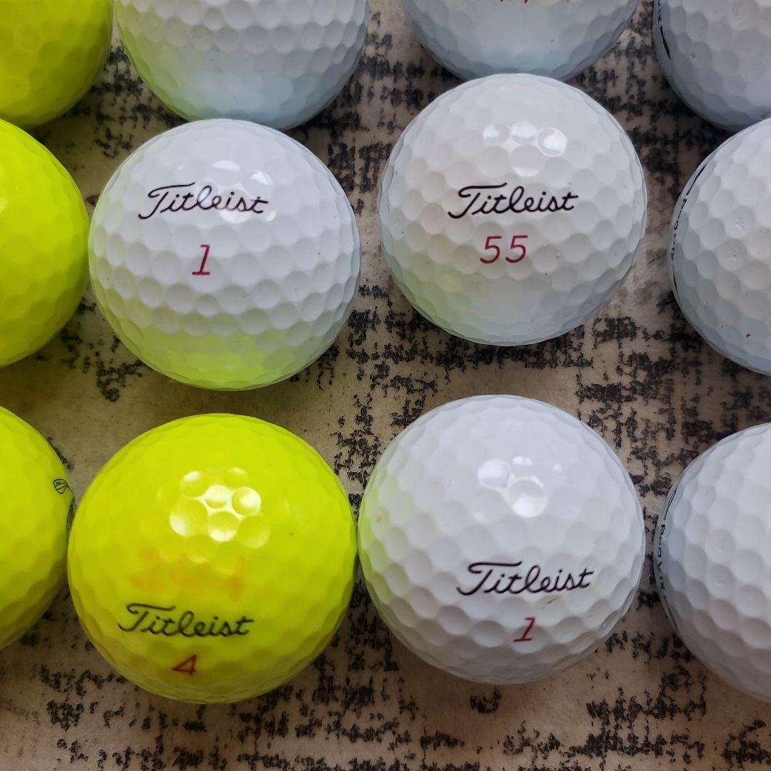 美品タイトリスト 　PROV1xゴルフボール セット 24個