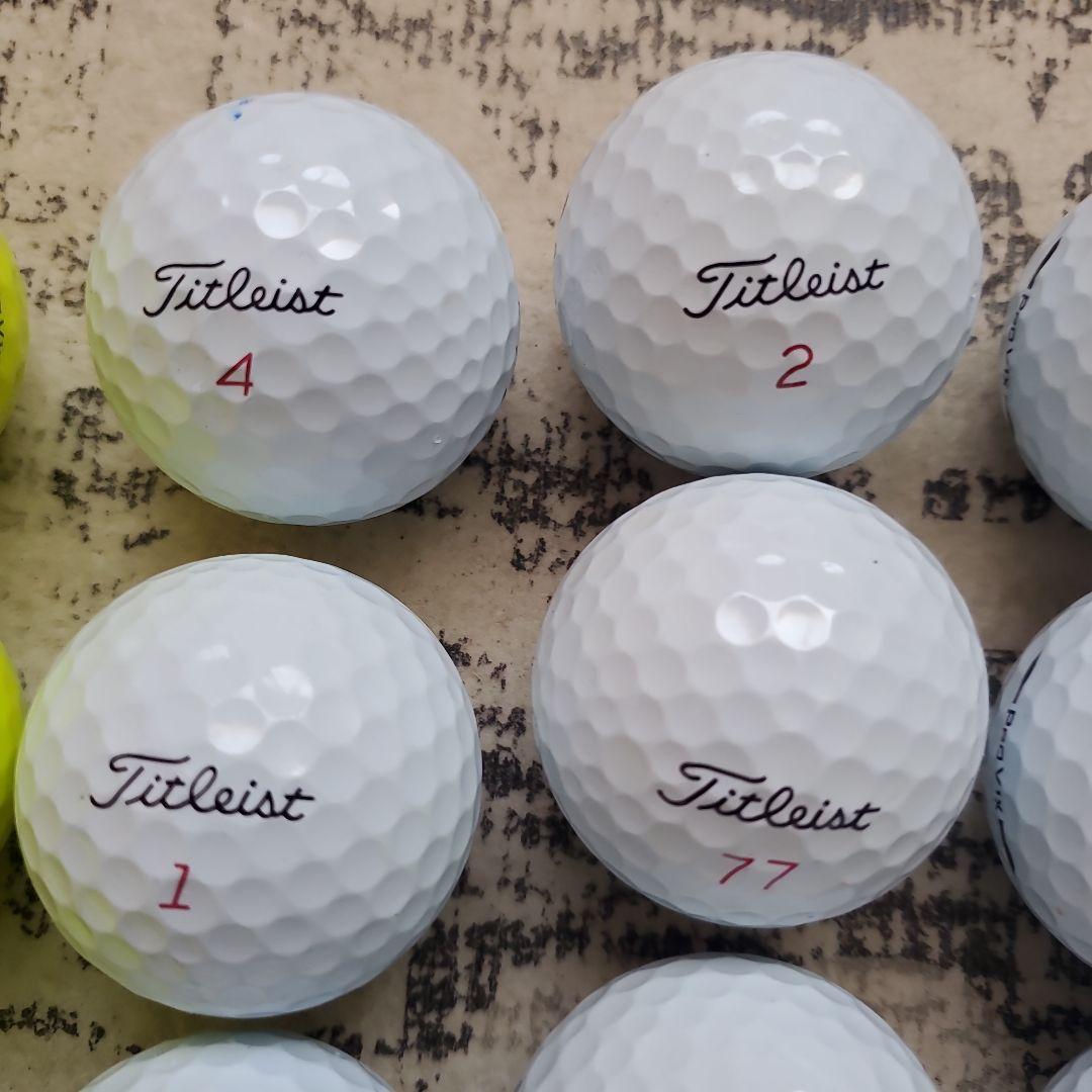 美品タイトリスト 　PROV1xゴルフボール セット 24個