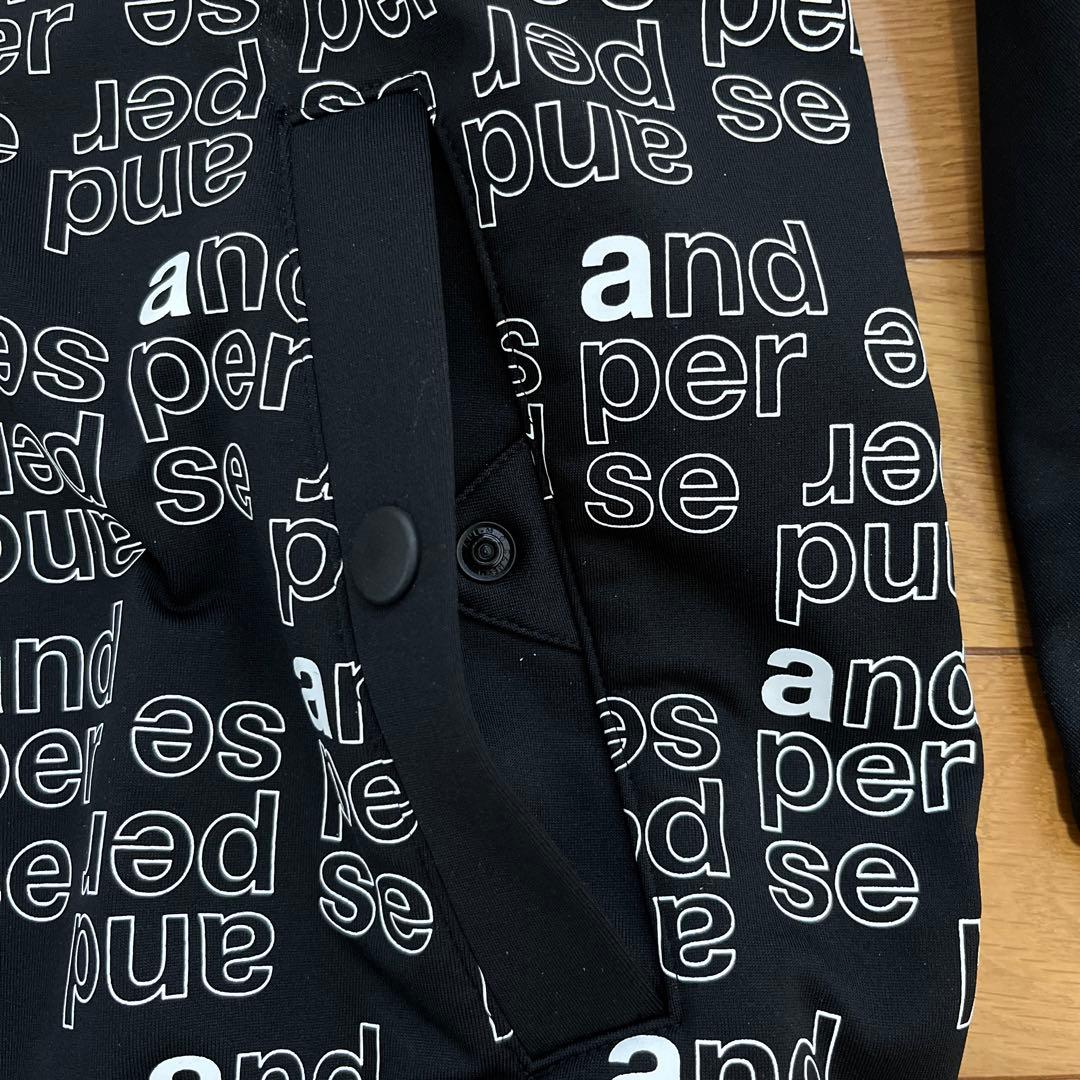 アンパスィand per se バックピーチライトストレッチフーディー