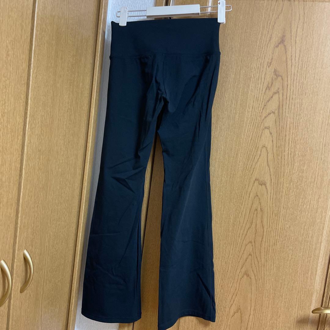 チャコット　ブーツカットパンツ② ブラック Lサイズ