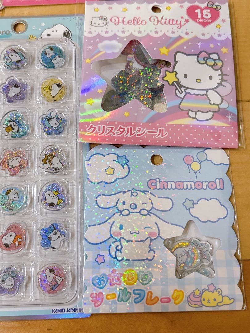 人気シール13枚セット販売　うるちゅるジュエルプチドロップおはじきタイルシール