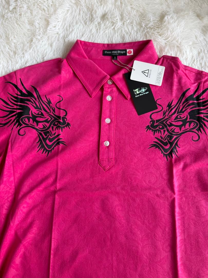 DANCE WITH DRAGON ゴルフウェア ポロシャツ 新品 日本製 半袖