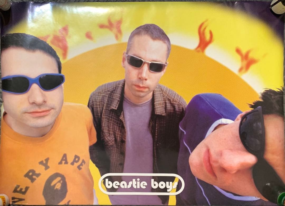 90S ヴィンテージ BEASTIE BOYS 大判 ポスター 未使用 UK製