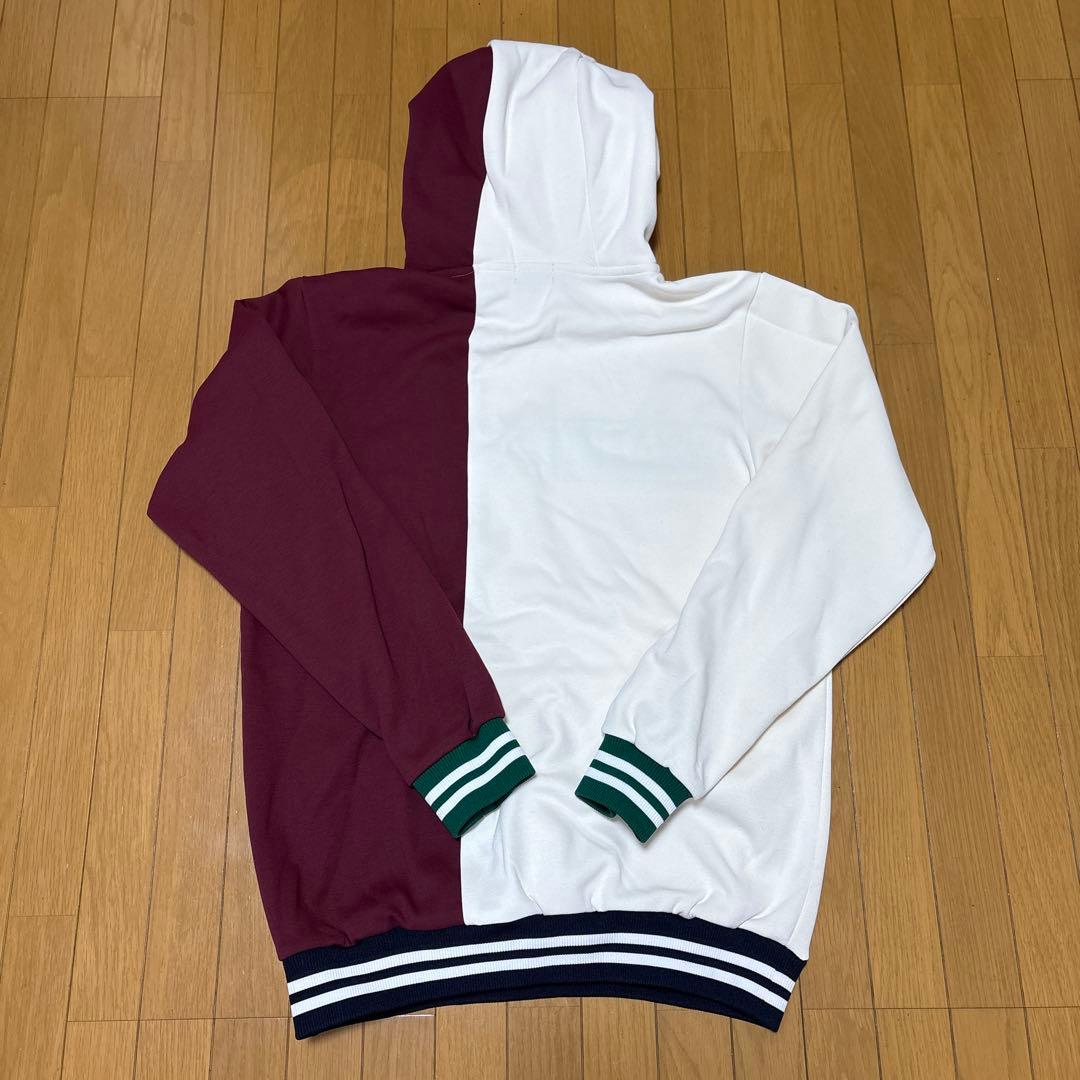 【新品・未使用品】PEARLYGATESフード付きドライMIX 裏毛トレーナー
