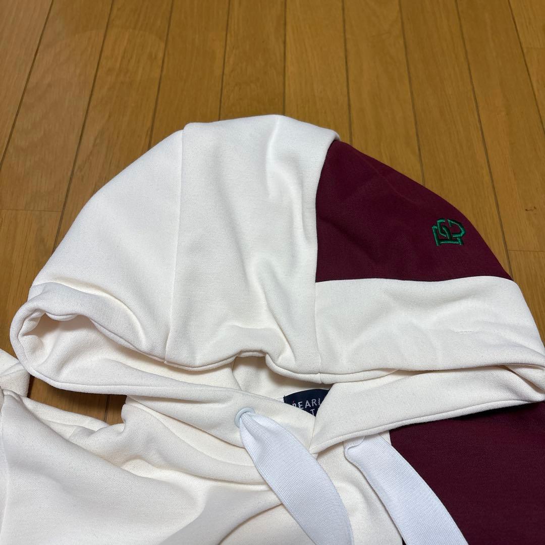 【新品・未使用品】PEARLYGATESフード付きドライMIX 裏毛トレーナー