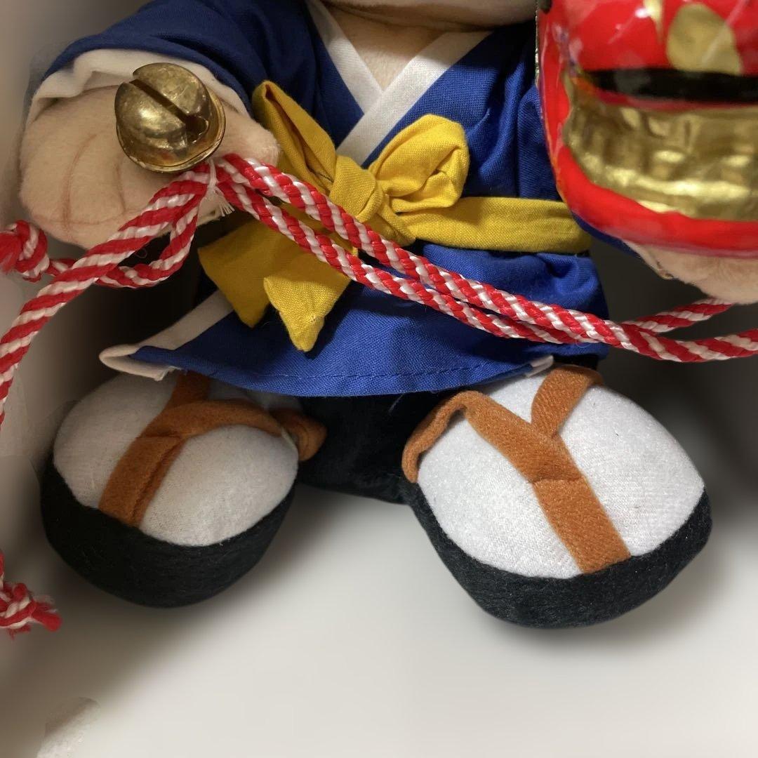 「和風お祭り人形・獅子舞付き可愛さ満点！状態良好の縁起飾り」. Ln178