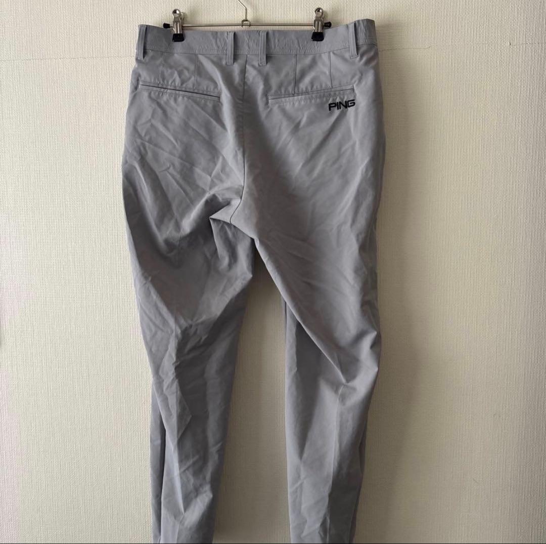 PING グレー ゴルフパンツ　Ｌサイズ　ストレッチ
