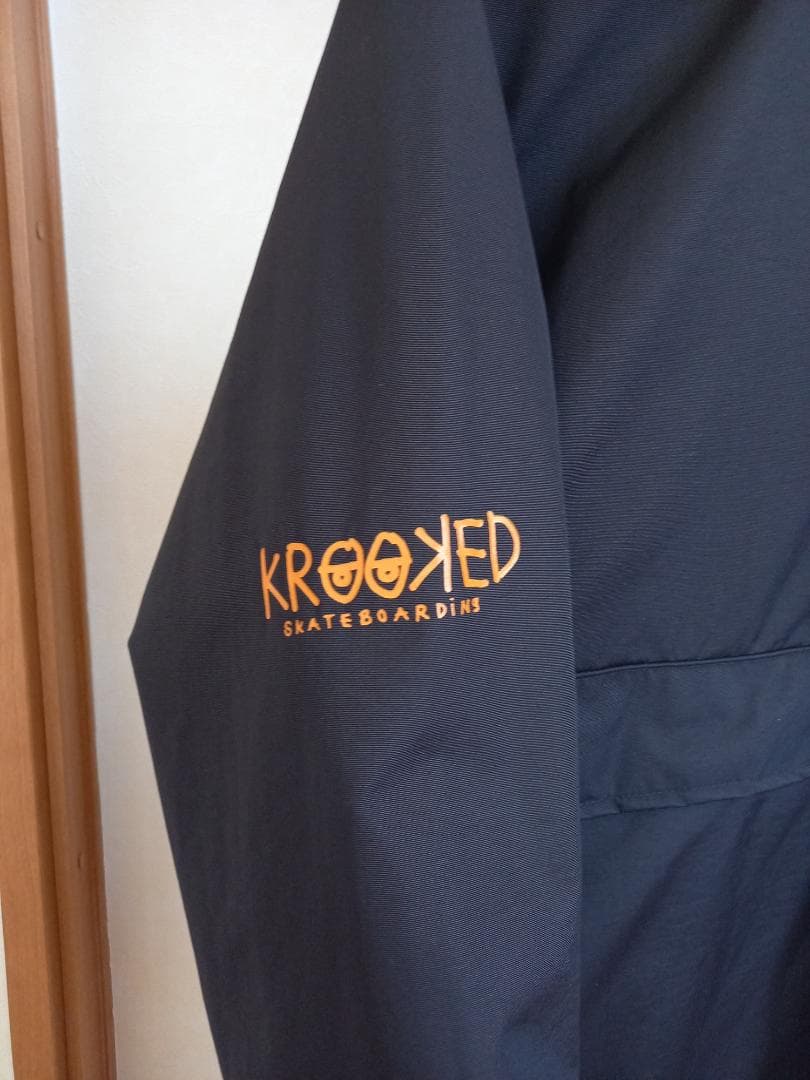 スケートボード KROOKED EYES PACKABLE ANORAK JACKET GONZ