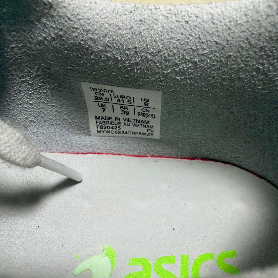 ASICS DSライト エックスフライ6ホワイト/グリーン