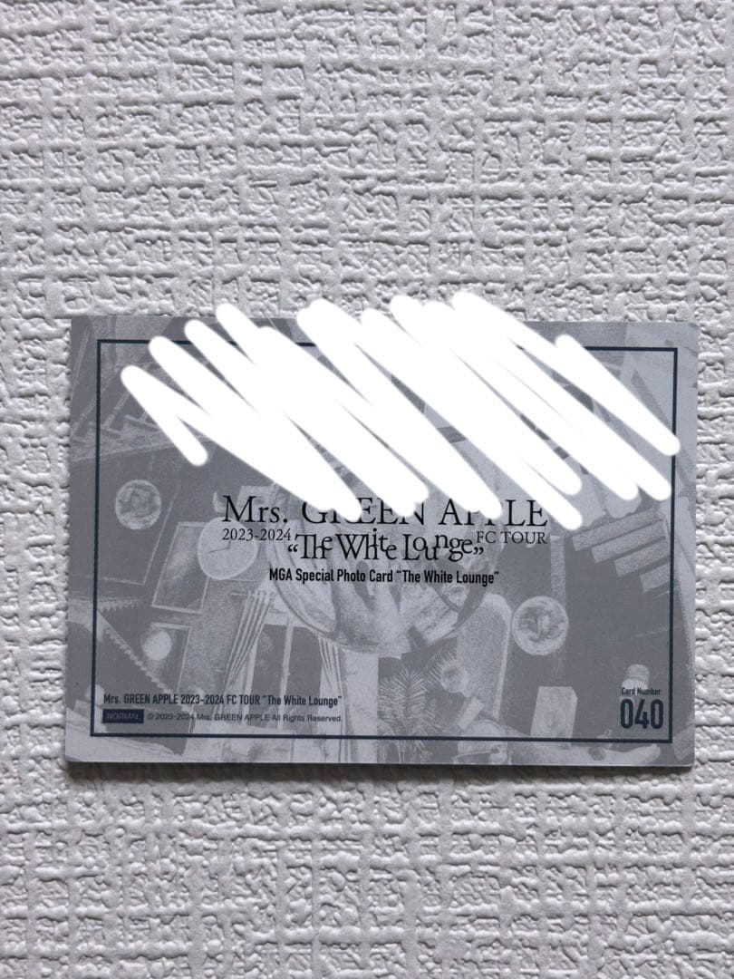 Mrs. GREEN APPLE ホワンジ 大森元貴 サインフォトカード