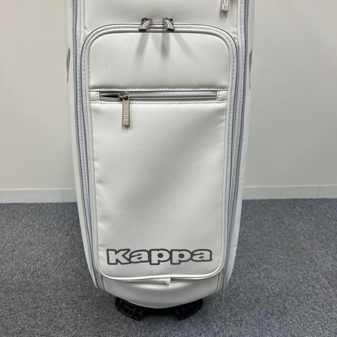ハ*ー様 Kappa カッパ ゴルフ スタンド キャディバッグ 9型 ホワイト