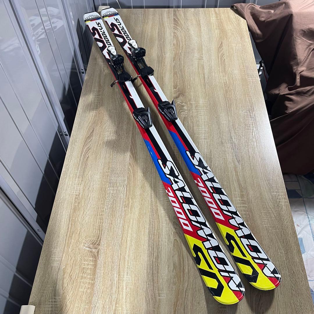 SALOMON170cm Hart27/27.5cmストック付きスキーセット