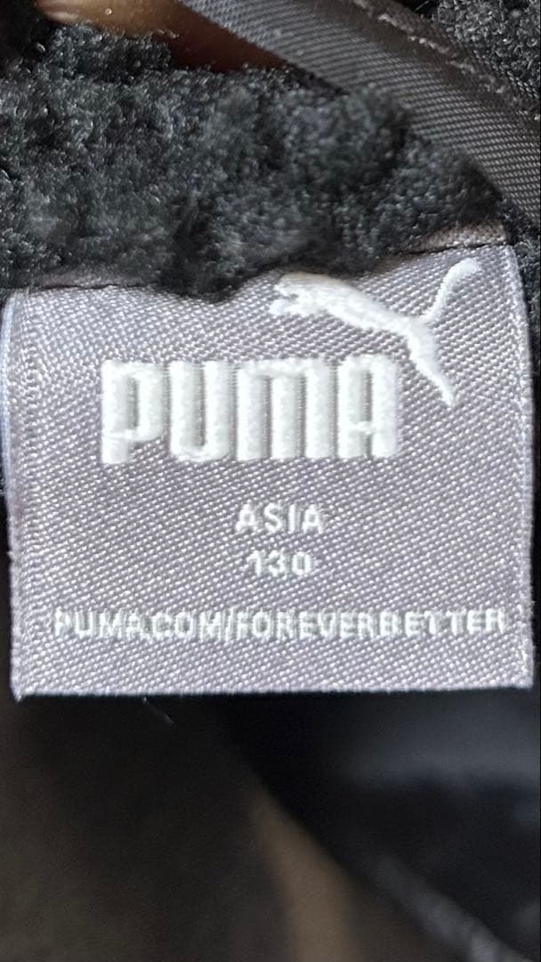 PUMA ブラック ベンチコート 130