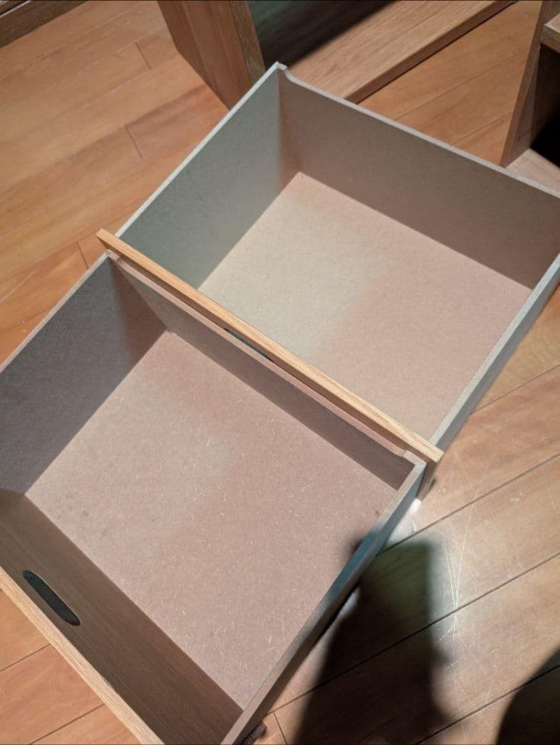 ミ*ナ様 《送料込》無印良品 スタッキングシェルフ 2×2 引出付 棚 収納