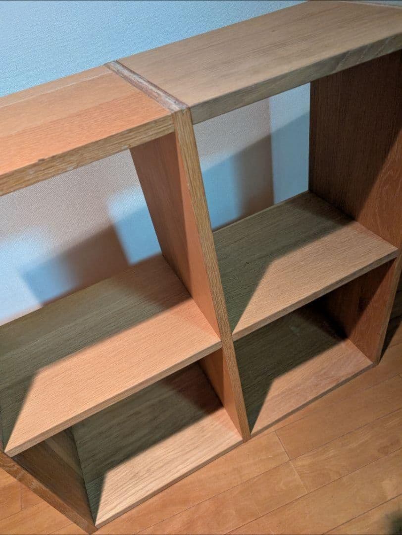 ミ*ナ様 《送料込》無印良品 スタッキングシェルフ 2×2 引出付 棚 収納