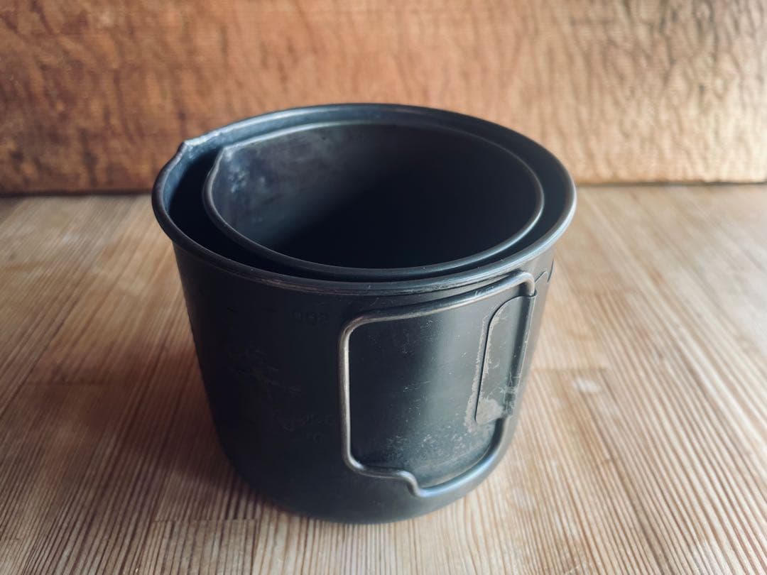 TOAKS ULチタンポット550ml+375 ml スタッキング