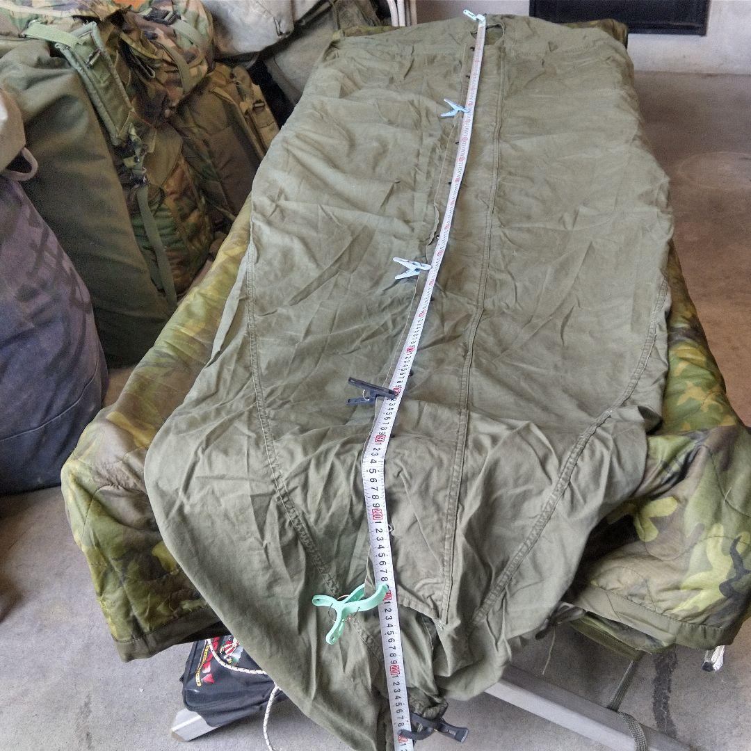 米軍 アメリカ軍 実物 M-1945 スリーピングバッグ 寝袋 カバー 程度良