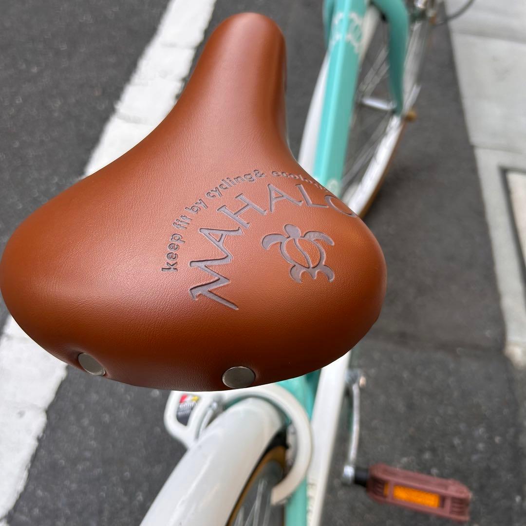 MAHALOシティサイクル (前バスケット付き)