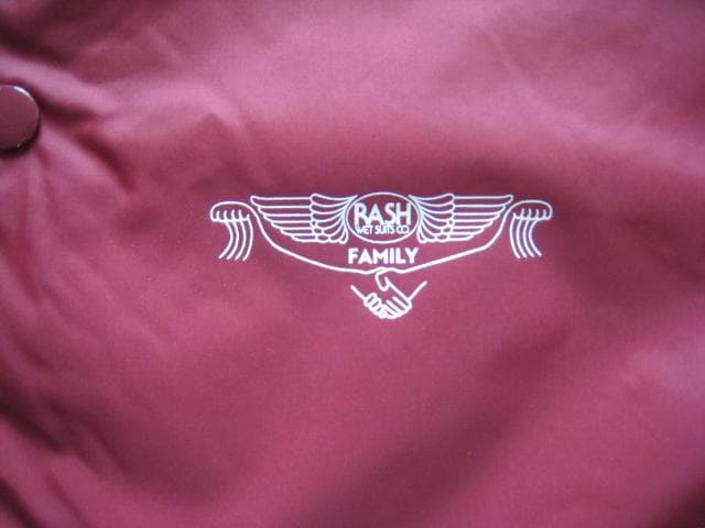 【新作】RASH WETSUITS 2024 コーチジャケット バーガンディー