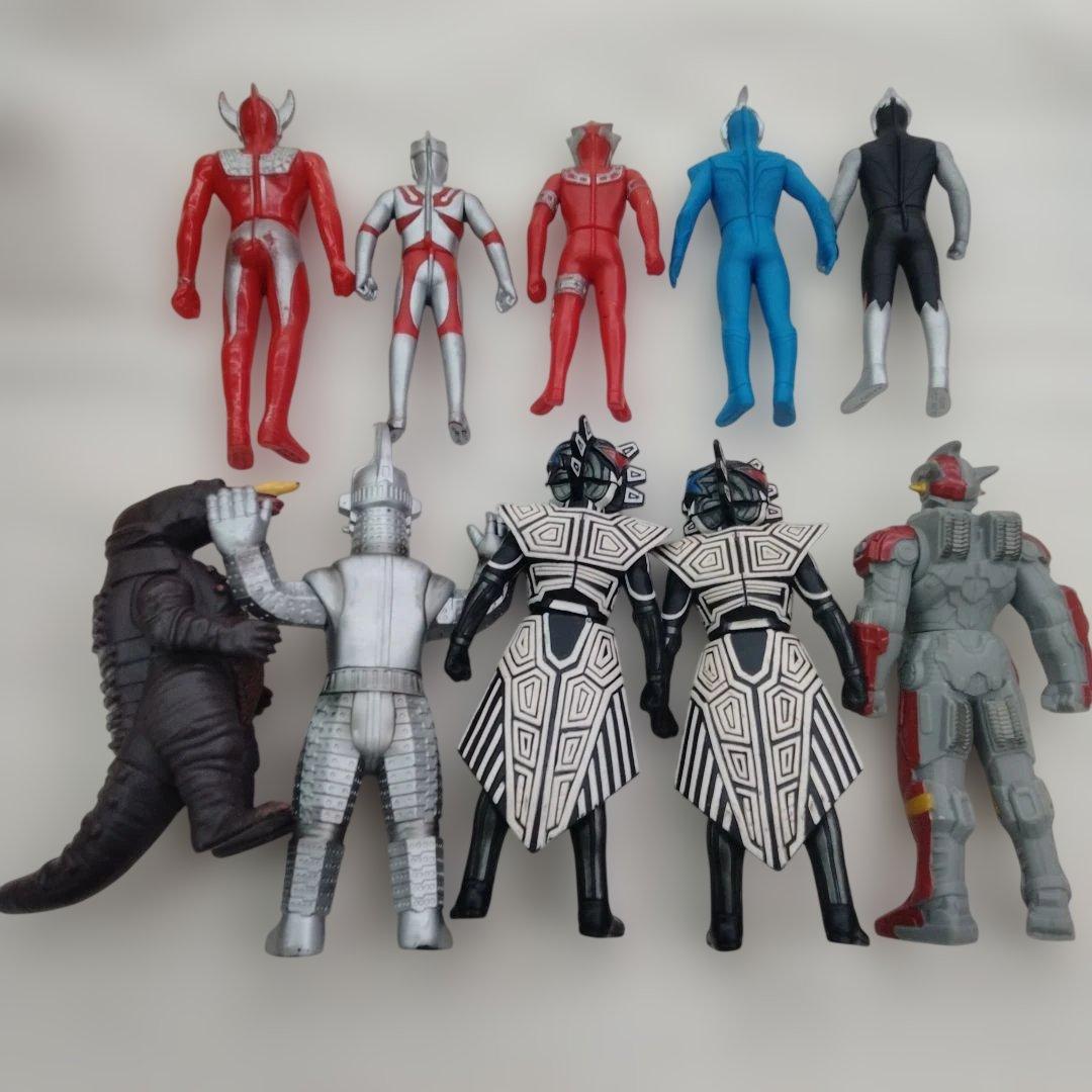 【OH260】ウルトラマン＆怪獣ソフビフィギュアセット 10体