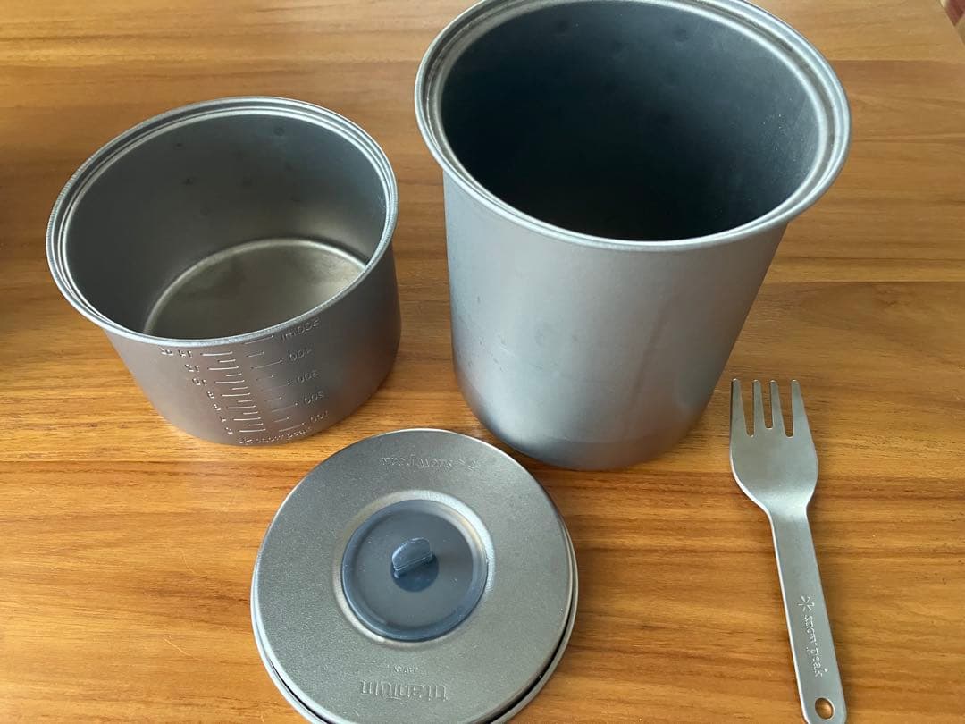 スノーピーク　ソロセット　極　チタン　  peak クッカーセット