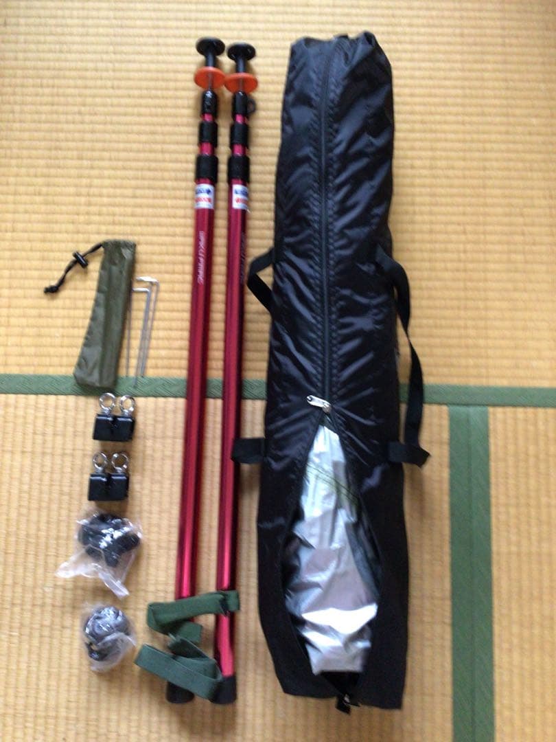 FIELDOOR ワンタッチカーサイドタープ 及び付属品
