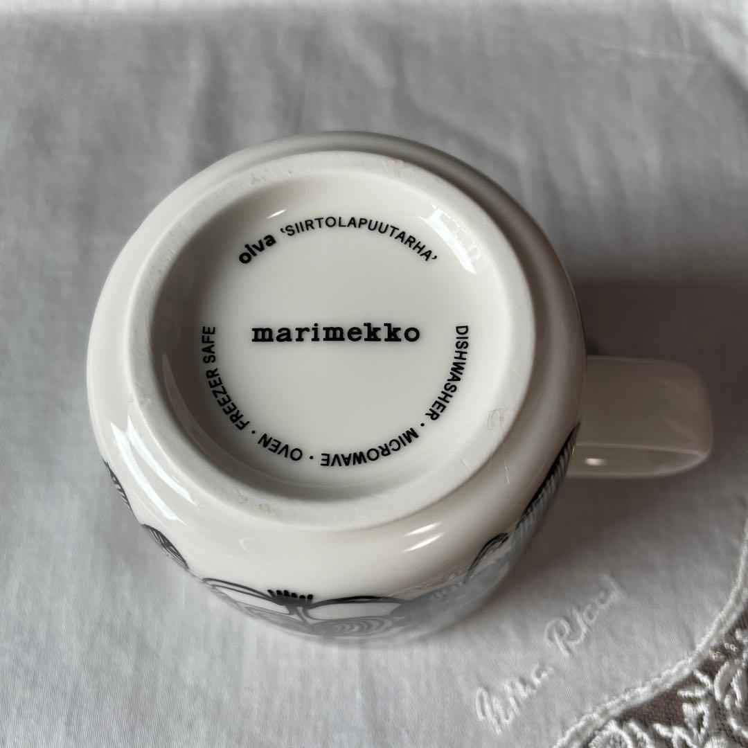 marimekko マリメッコ　 プレート　コーヒーカップ3点セット