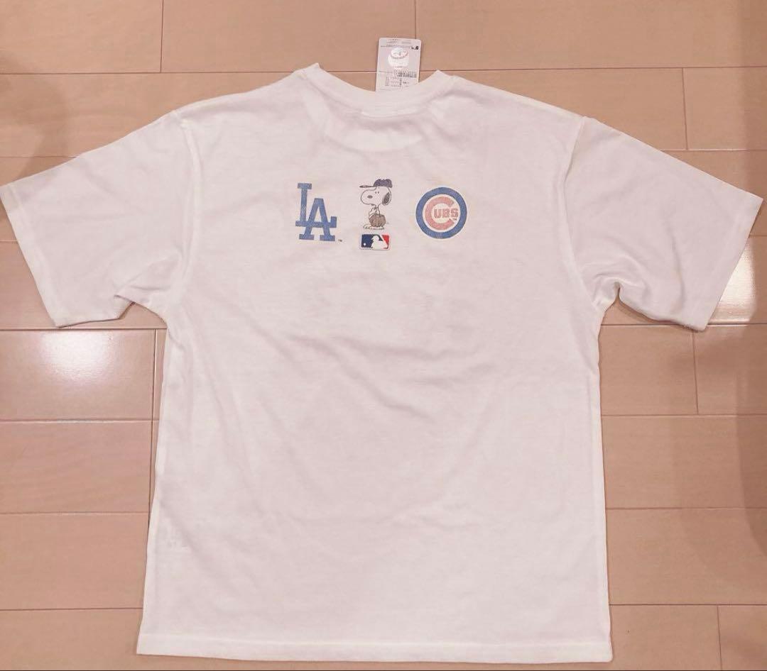 期間限定週末値下げ！ MLB×スヌーピー コラボTシャツ Mサイズ 新品未使用