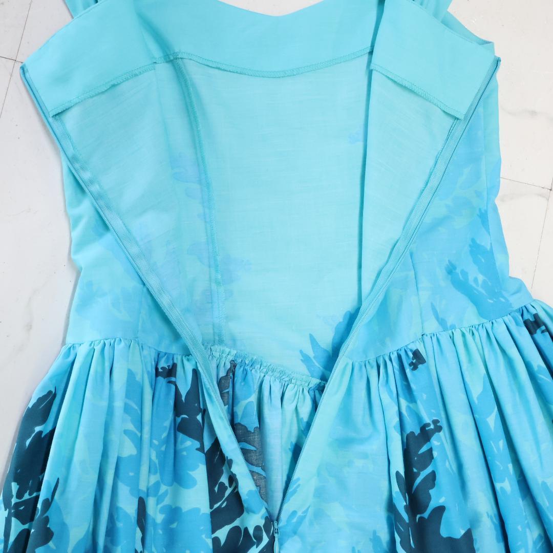 【美品 フラダンス衣装】鮮やかな水色 BLUE HEAVEN COMPANY