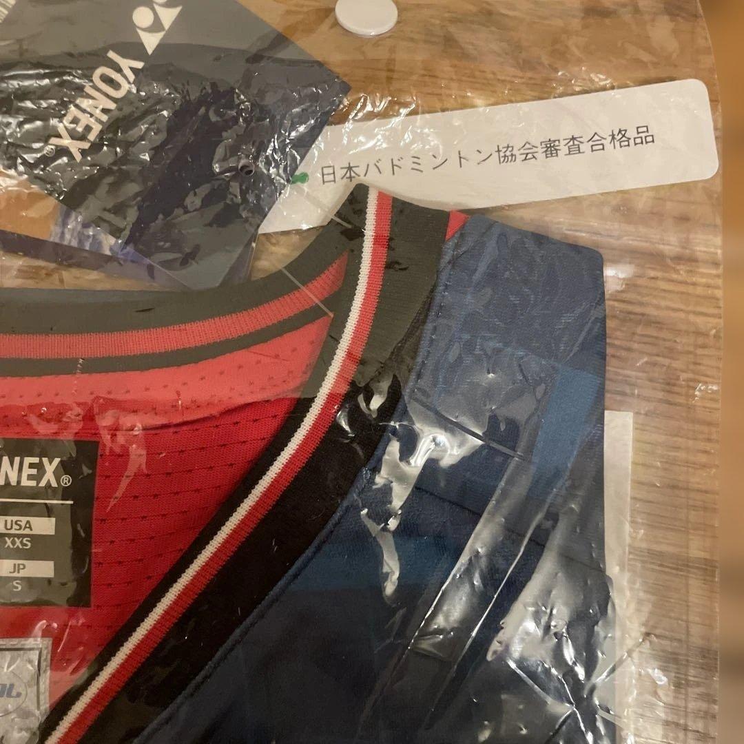 新品YONEX ゲームシャツ Sサイズ ダークブルー
