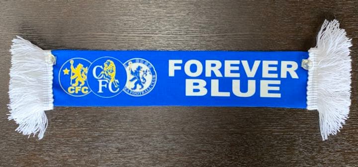 Chelsea カーキット(マフラー)+未開封ピンバッジ