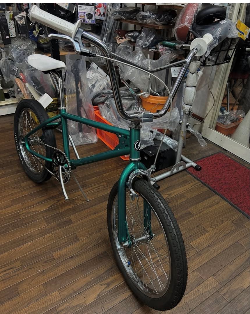 BMX 自転車 グリーン フレーム