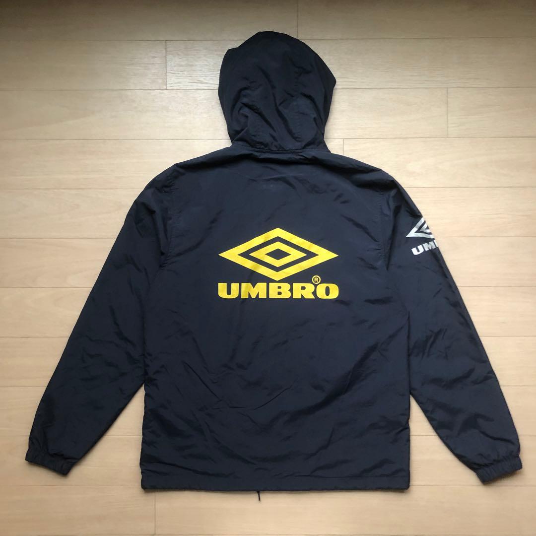 UMBRO アンブロ　Sサイズ ナイロンハーフジップパーカー　ミシガンカラー