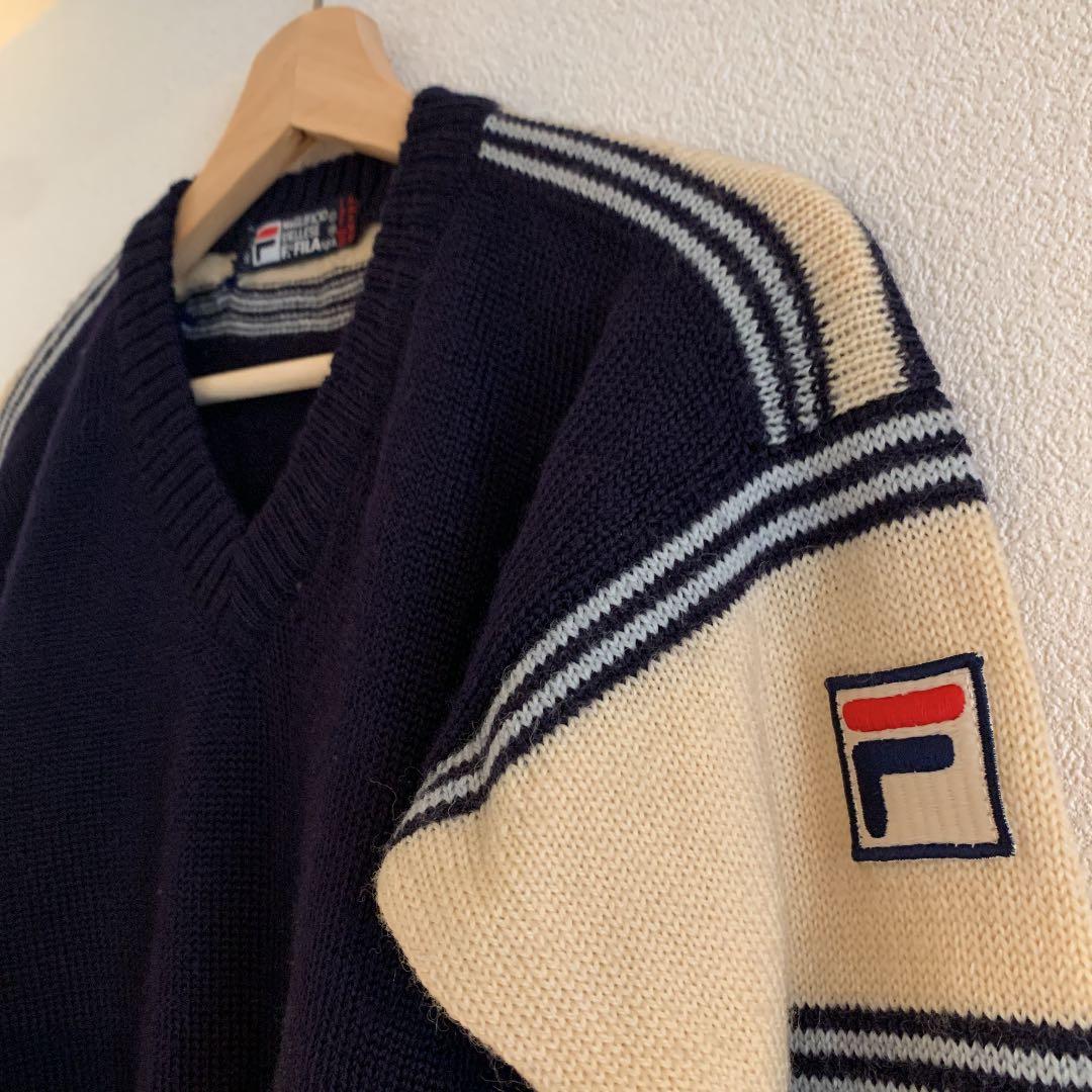 【フィラ　FILA ヴィンテージ】1981年購入 イタリア製　ニット
