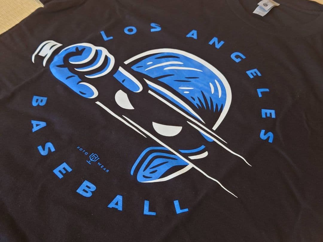 大谷翔平 ROTOWEARデコルテポーズTシャツ ドジャース　Sサイズ
