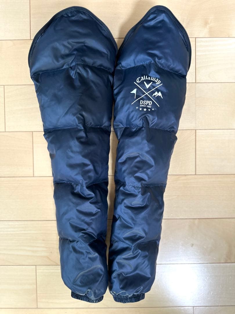 【2点セット】Callaway 2wayダウン adidas レッグウォーマー