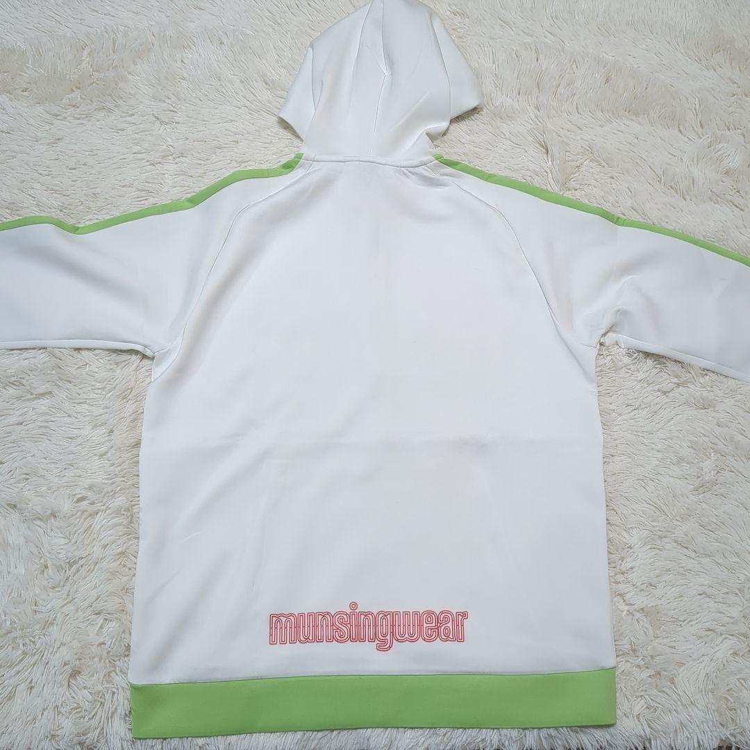 【新品】MunsingwearストレッチダンボールポンチハーフZIPフーディ　L