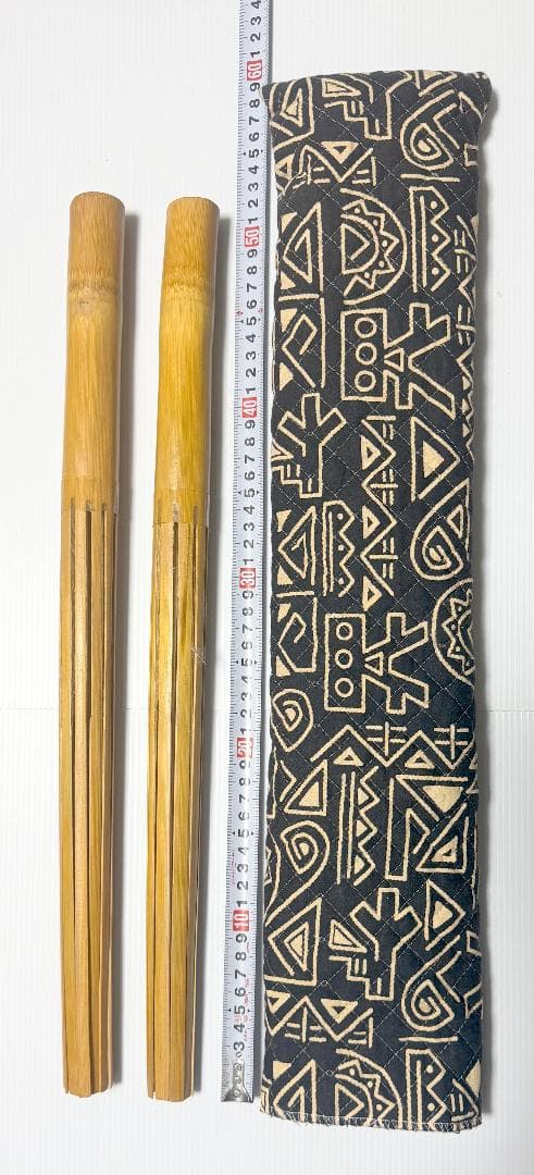 フラダンス 打楽器 プイリ（Puʻili） 50cm 手作り収納袋付き