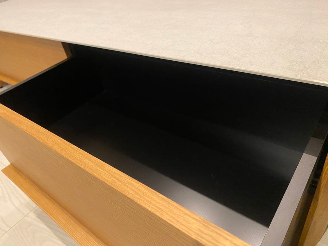 AV機器収納テレビ台 ナチュラル木目調
