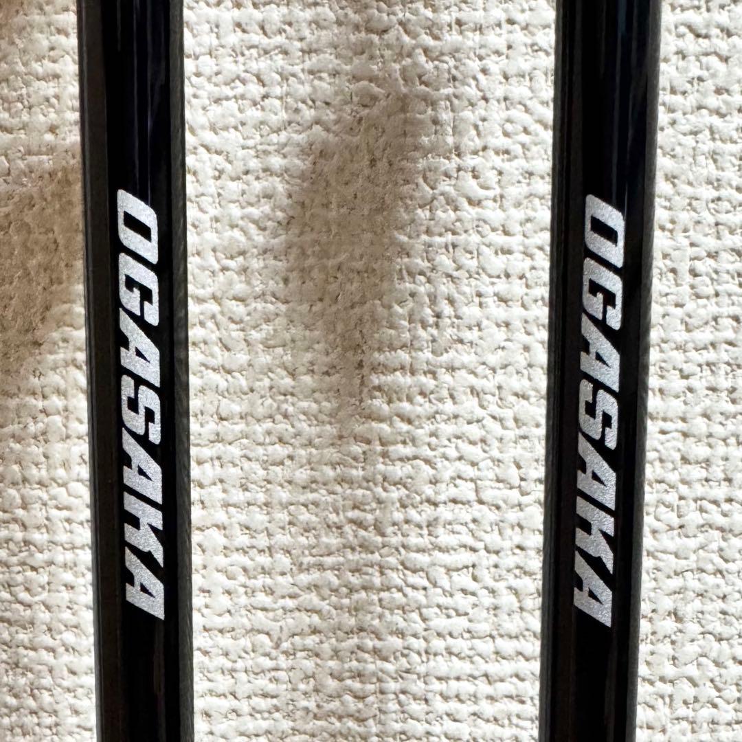 【新品未使用】オガサカ 伸縮式スキーポール LC-FS ブラック