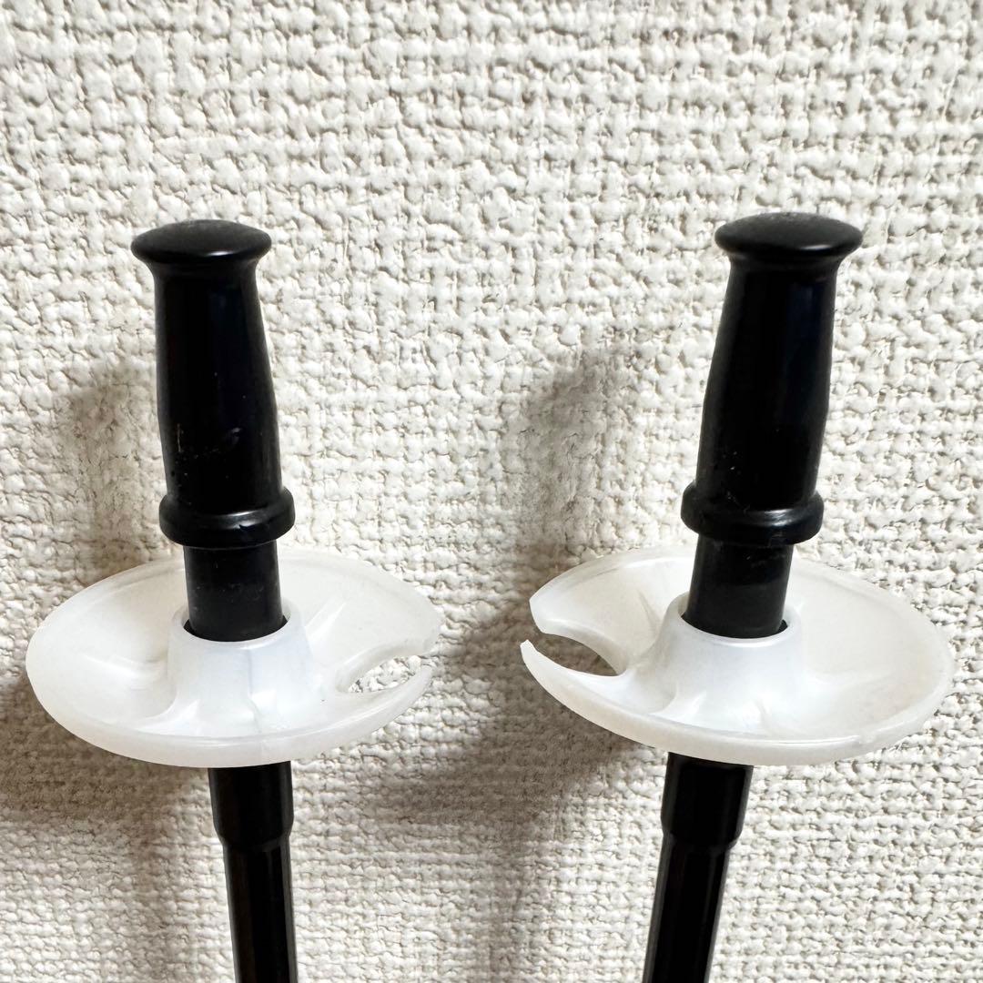 【新品未使用】オガサカ 伸縮式スキーポール LC-FS ブラック