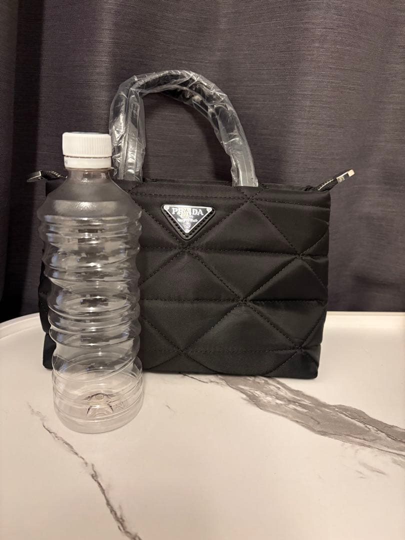 PRADA ブラック ナイロン ハンドバッグ　ショルダーバッグ　ノベルティ