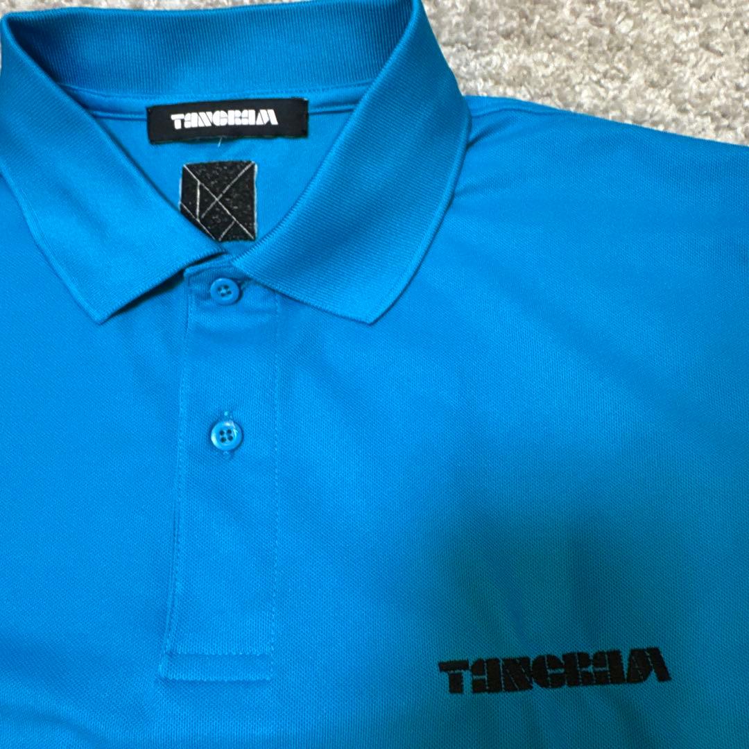 tangram ポロシャツ ブルー　Mサイズ