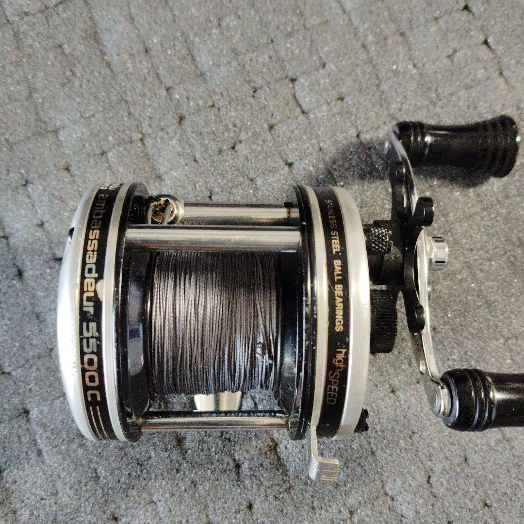 アンバサダー5500C パーミングカップ　傷汚れ擦れ有り　鯰　雷魚トップウーター